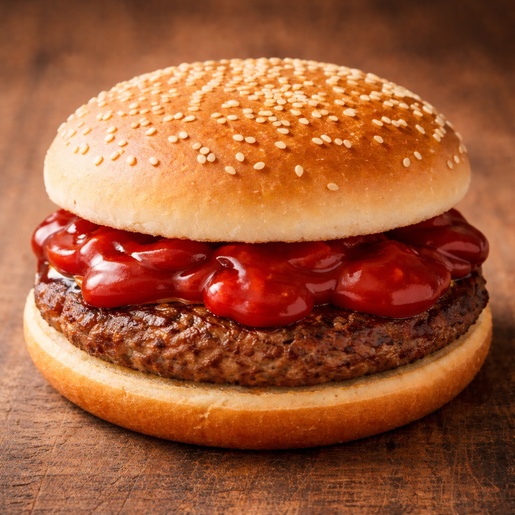 Broodje krokus hamburger