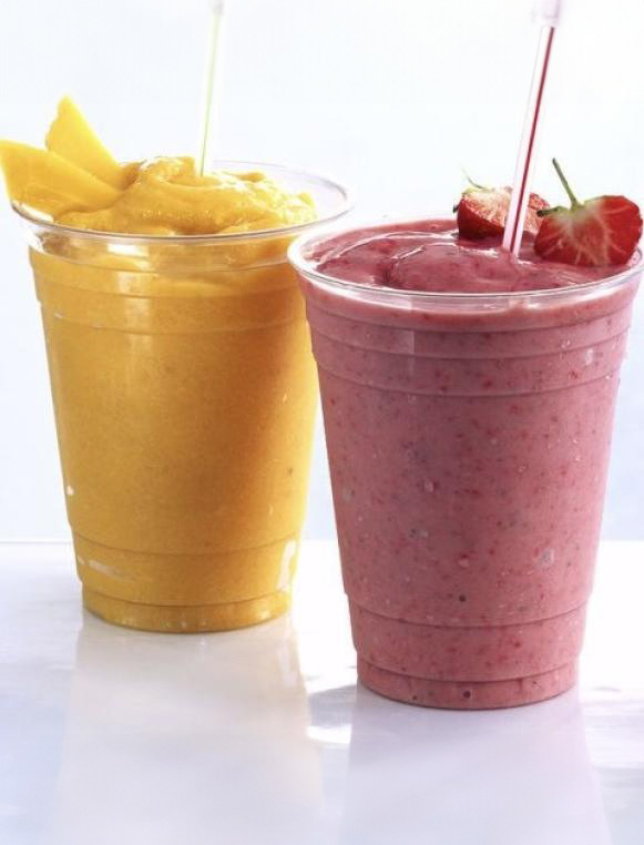 smoothie aardbei & frambozen